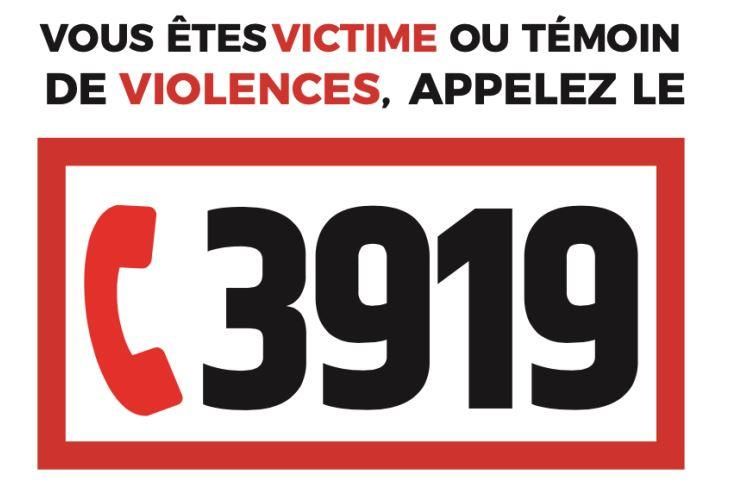 3919 - Numéro d'aide aux victimes ou témoins de violence